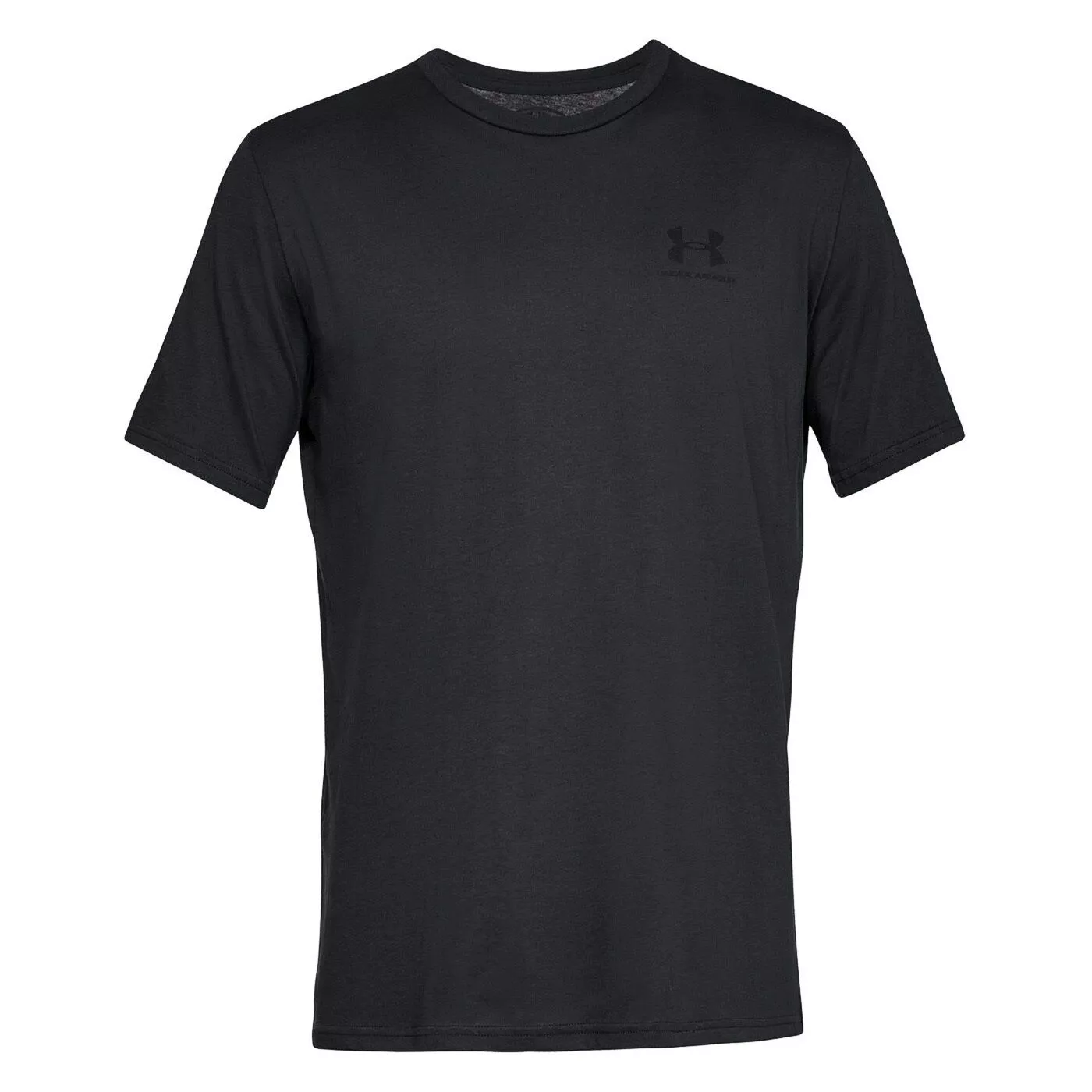 Męska Koszulka UNDER ARMOUR SPORTSTYLE LEFT CHEST SS-BLK