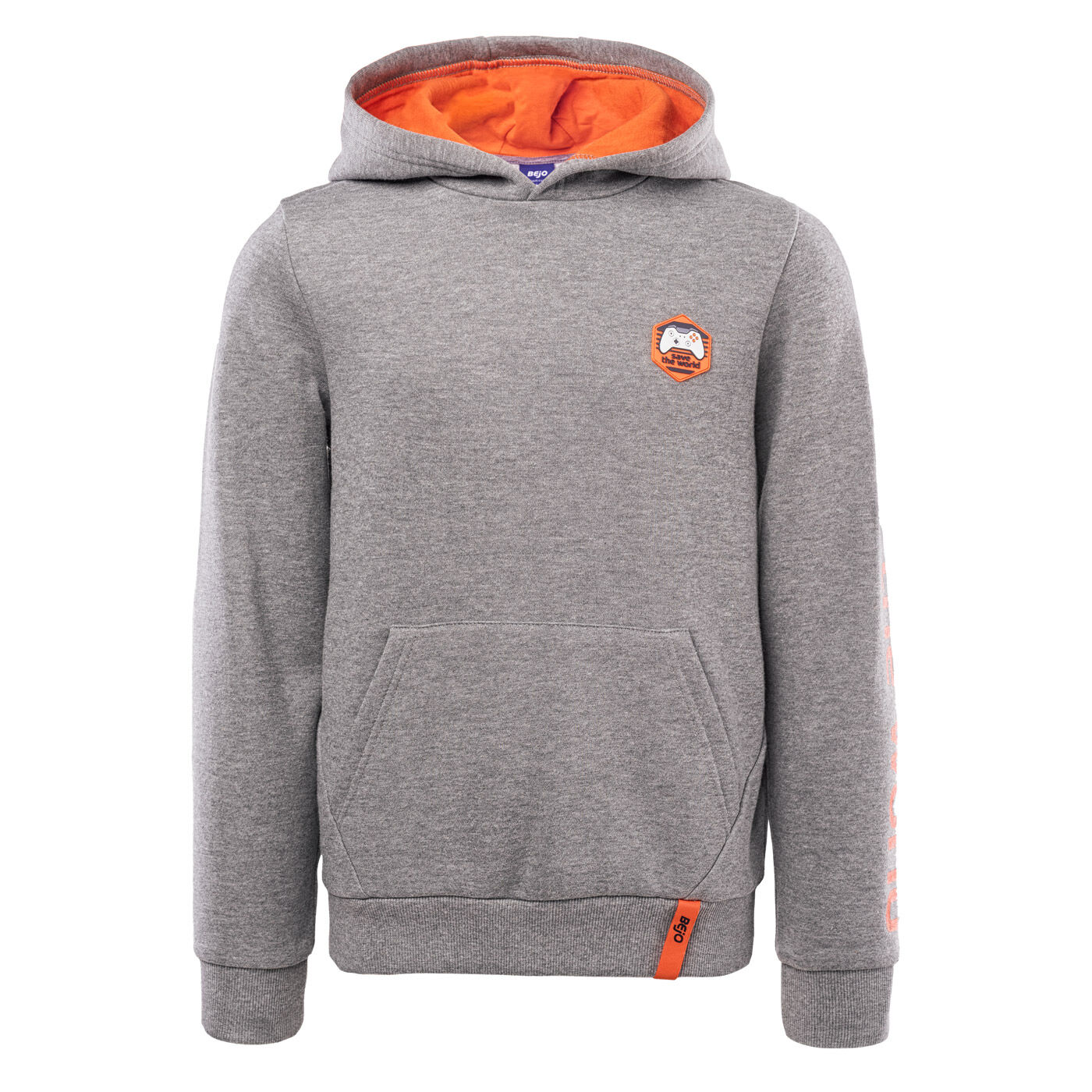 LOGO ZIP HOODIE BEIGE - PREMIÈRE